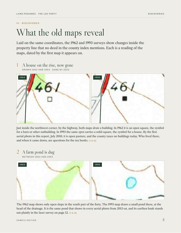 Discoveries page