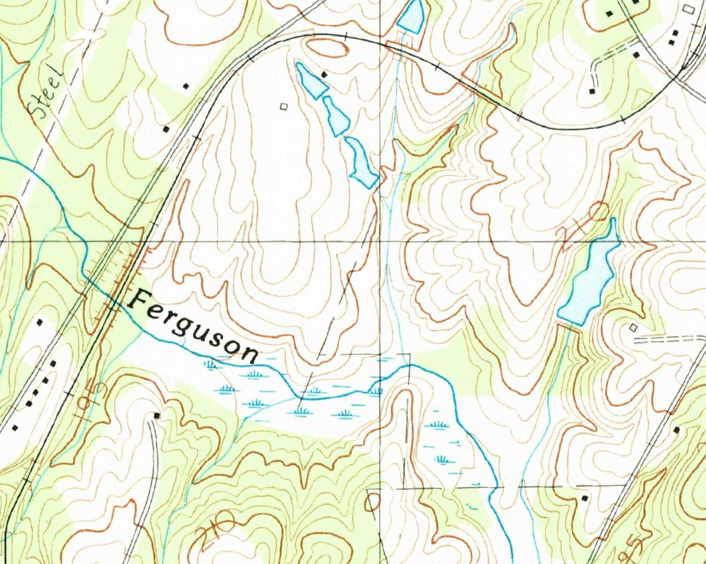The property on the 1983 USGS map